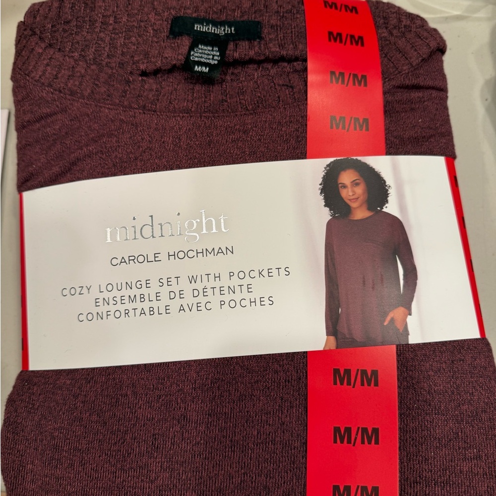 Midnight Carole Hochman Cozy Lounge 2pc Set